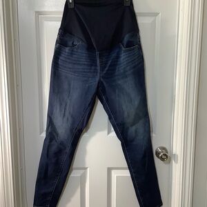 Over The Belly Dark Wash Skinny Maternity Jeans - Isabel Maternity size 8.NWT.